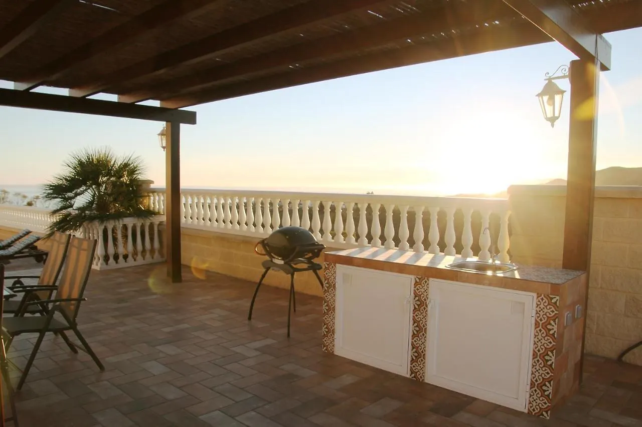 Villa El Palomar Azul With Pool And Sea View Benajarafe Spain